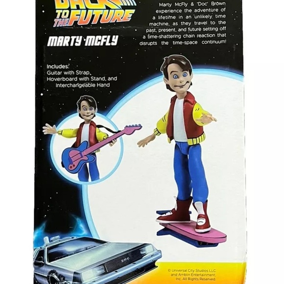 Back to the Future MARTY McFLY Toony Classics 6" Figure NECA Free Shipping - Picture 2 of 5